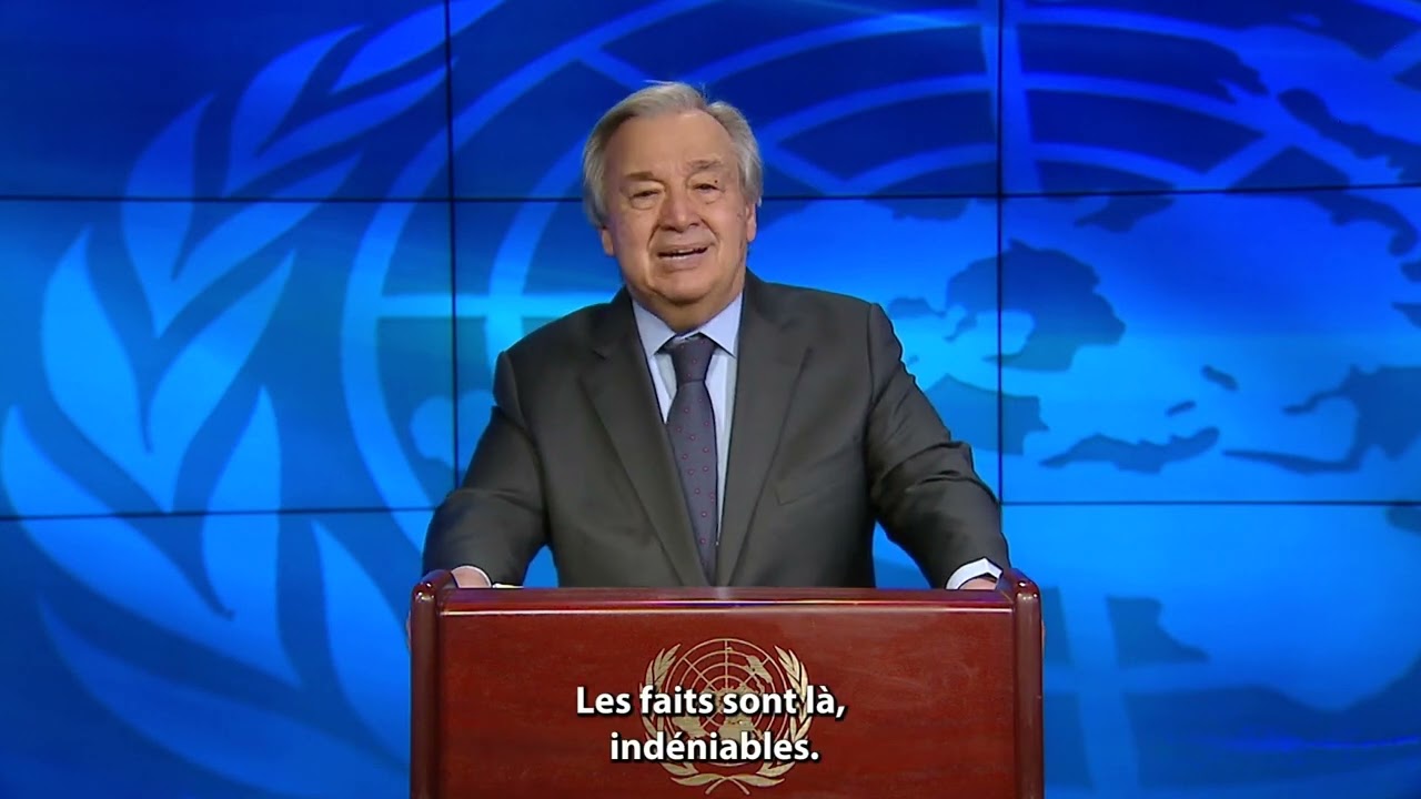 ONU : António Guterres : perdre du temps, c’est périr